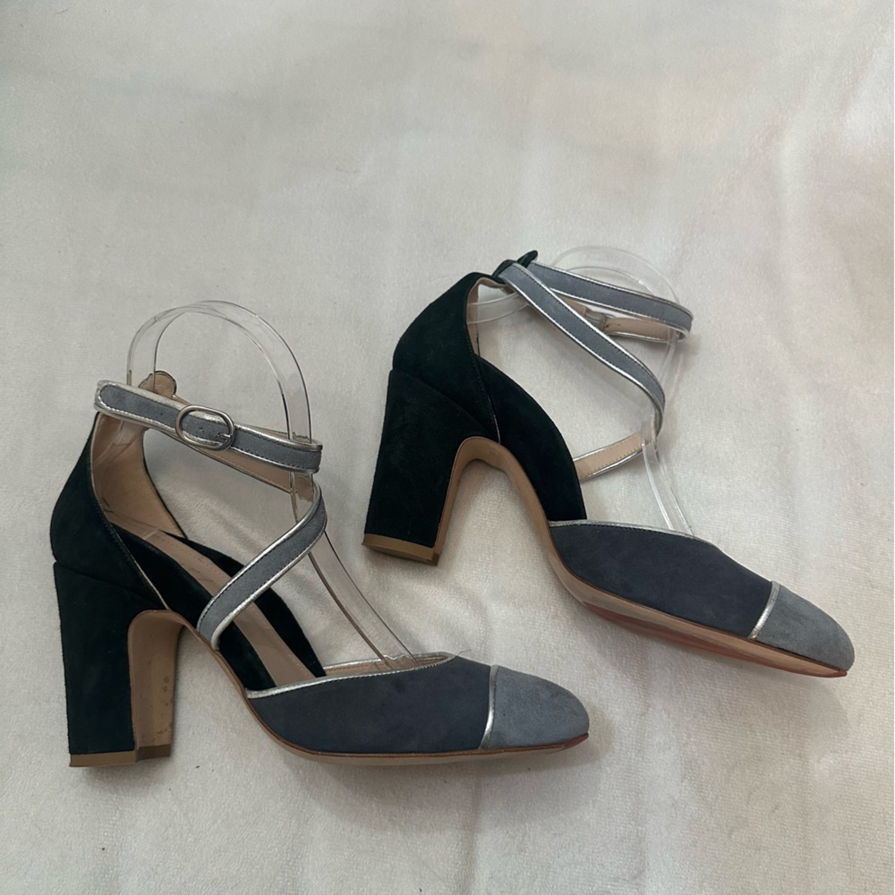 Mavette Colorblock Nola Dorsay Pump Heels Size 39.5EU - Picture 6 of 12